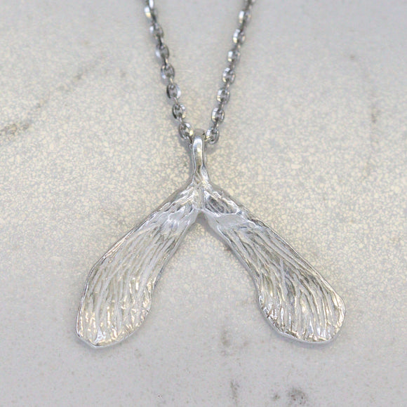 Pendant Sterling Silver Maple