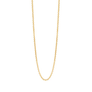Chain 9ct Yellow Gold Trace 16-18 Inch
