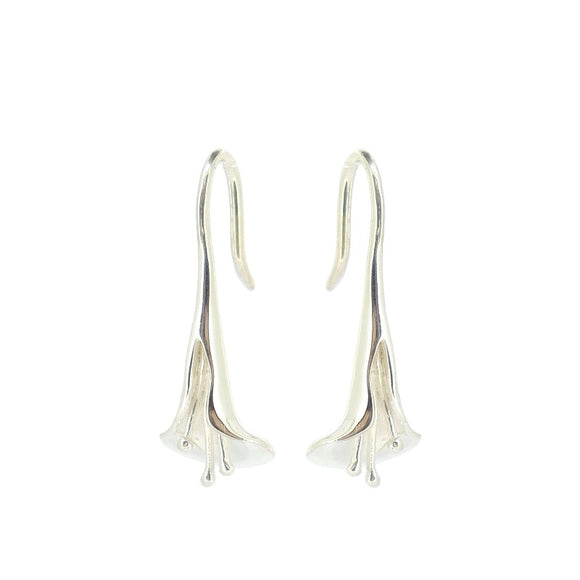Earring Sterling Silver Calla Lily