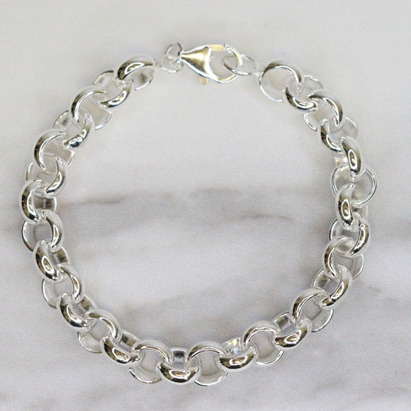 Sterling Silver Heavy Belcher Bracelet