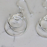 Earring Sterling Silver Circles