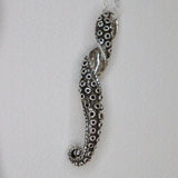 Pendant Sterling Silver Octopus Tentacle