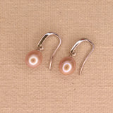 Sterling Silver Rice Fresh Water Pearls 8-8.5mm