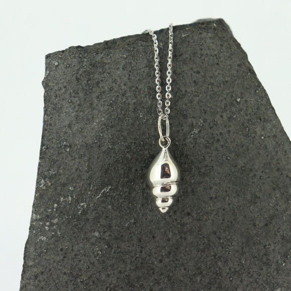 Pendant Sterling Silver Periwinkle Shell Designed by us