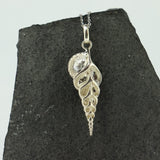 Pendant Sterling Silver Auger Shell Designed by us