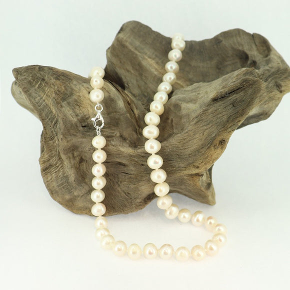 Fresh Water Pearl Necklace 6-7mm White