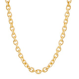 Chain 9ct Yellow Gold Trace 16-18 Inch