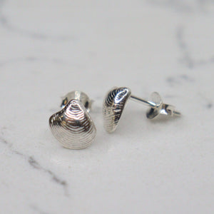 Studs Sterling Silver 'Aphrodite' Shell